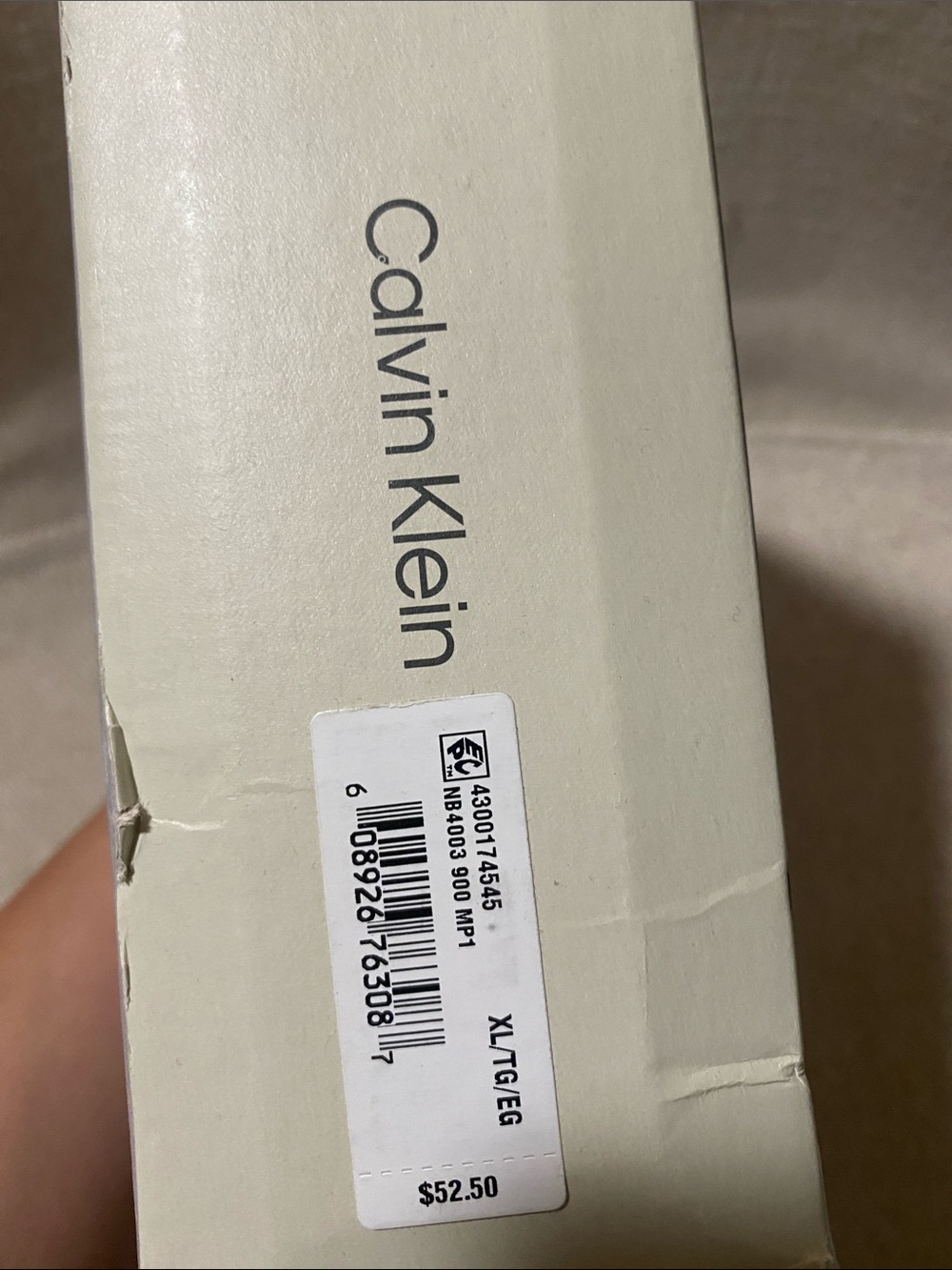 Calvin Klein Men’s 3-Pack Cotton Boxer Briefs – White, Gray, black - Picture 4 of 4